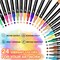 24 Colors Dual Tip Acrylic Paint Pens for Rock Painting, Wood, Canvas, Stone, Glass, Ceramic Surfaces, DIY Crafts Making Art Supplies (Round Tip and Fine Tip) & Organizer Storage Tote Bag